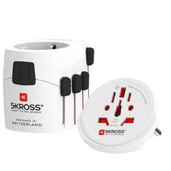 SKROSS cestovní adaptér PRO - World, univerzální, uzemněný