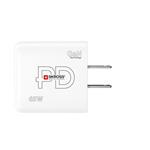 SKROSS Nabíjací adaptér USB A+C Napájacia nabíjačka 65W GaN US, Power Delivery, typ A