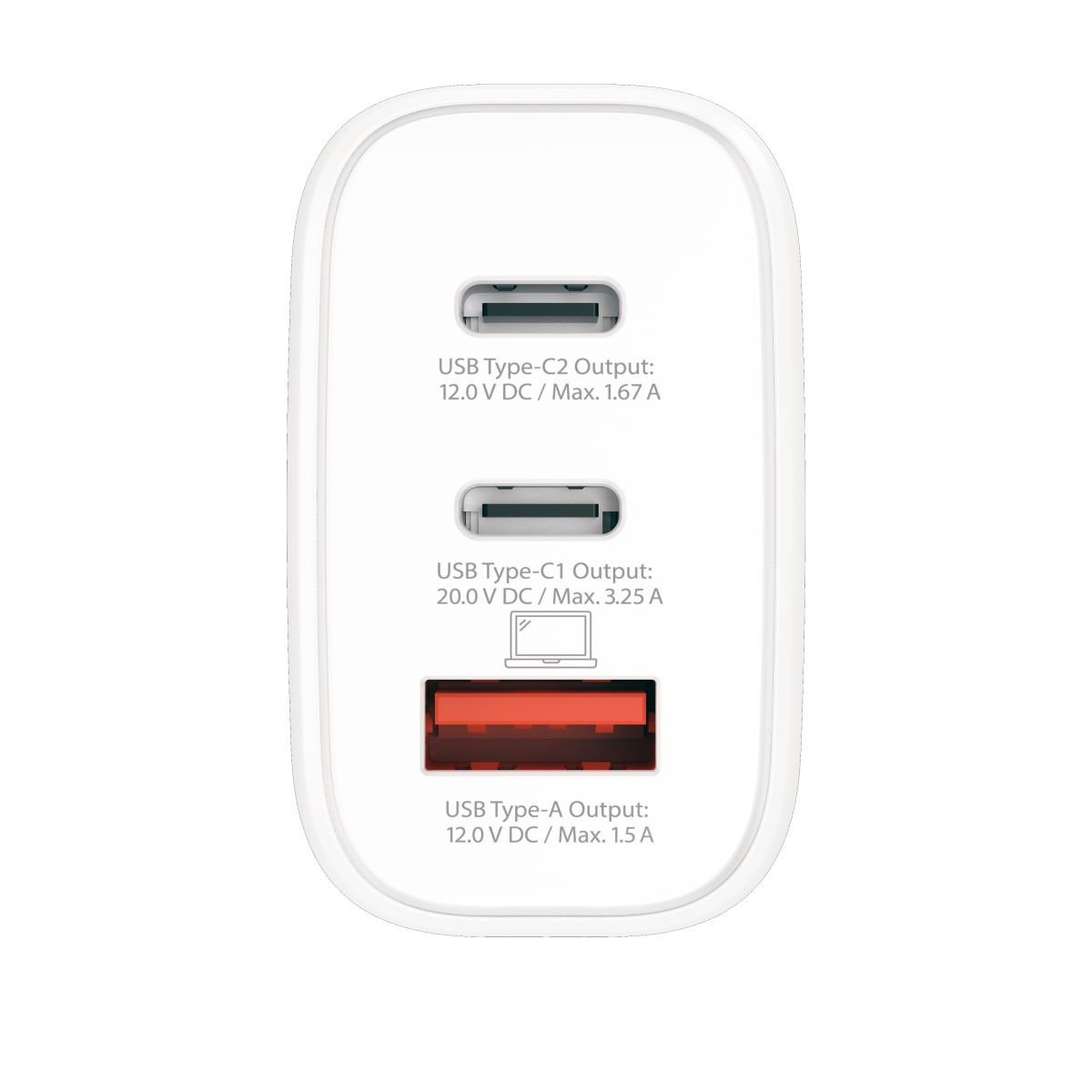 SKROSS USB A+C nabíjecí adaptér Power charger 65W GaN EU, Power Delivery, typ C