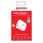 SKROSS USB A+C nabíjecí adaptér Power charger 65W GaN US, Power Delivery, typ A