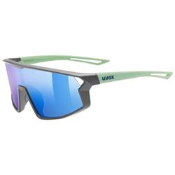 Slnečné okuliare UVEX SKYRYSE JR. GREY-GREEN MATT/MIR.BLUE