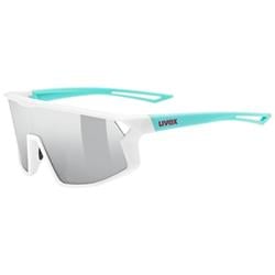 Slnečné okuliare UVEX SKYRYSE JR. WHITE-GREEN/MIR.SILVER