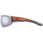 Slnečné okuliare Uvex Sportstyle 204, BLACK/ORANGE