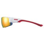 Slnečné okuliare UVEX SPORTSTYLE 215 WHITE M.RED/ MIR.RED