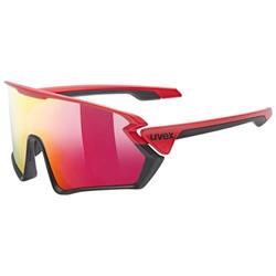 Slnečné okuliare UVEX Sportstyle 231, červené/čierne matné