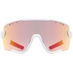 Slnečné okuliare UVEX SPORTSTYLE 236 S SET WHITE MAT / MIRROR RED (CAT. 2) + CLEAR (CAT. 0)