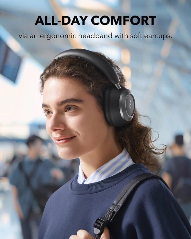 Slúchadlá Anker soundcore Space One Pro Bluetooth čierne