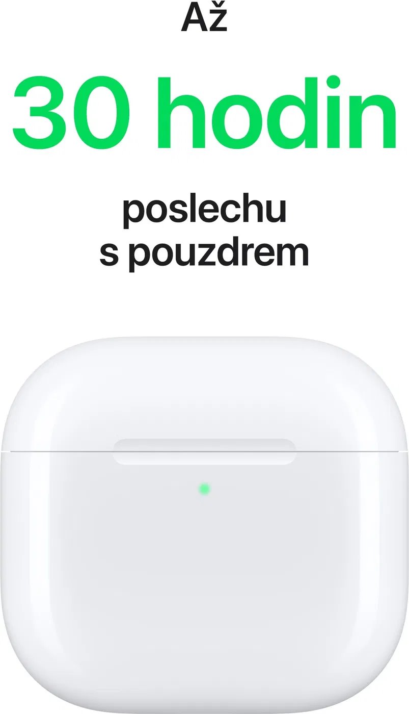 Slúchadlá Apple AirPods 4 s aktívnym potláčaním hluku (ANC)