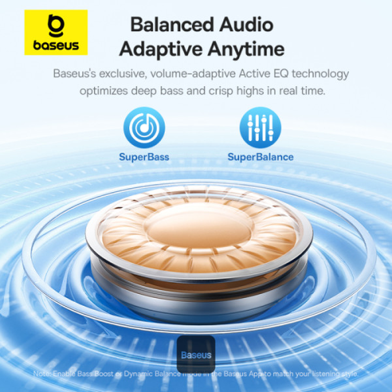 Slúchadlá Bluetooth Baseus Bass BP1 Pro čierne