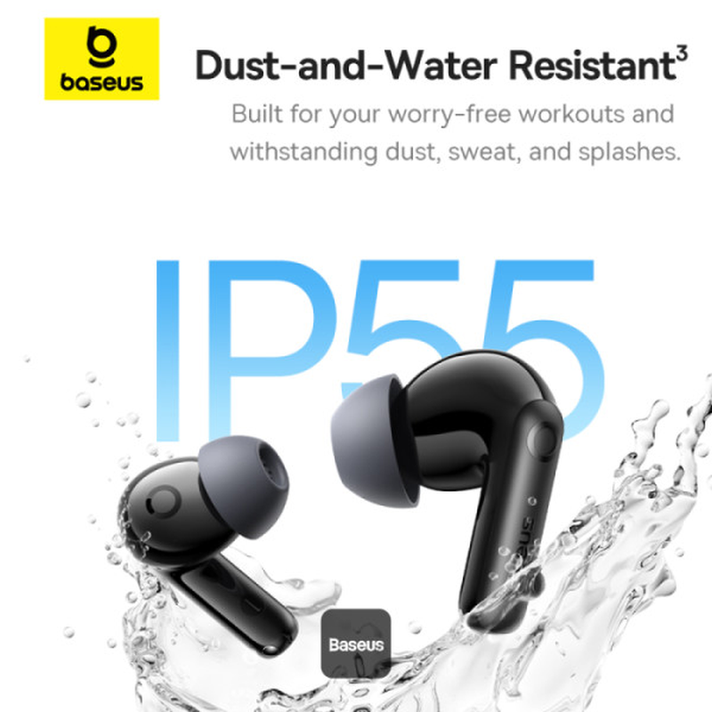 Slúchadlá Bluetooth Baseus Bass BP1 Pro čierne