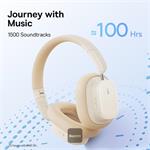 Slúchadlá Bluetooth Baseus Bowie H1i s ANC biele