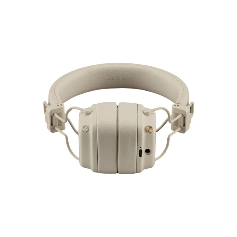 Slúchadlá cez uši Marshall Major V Bluetooth, krémové