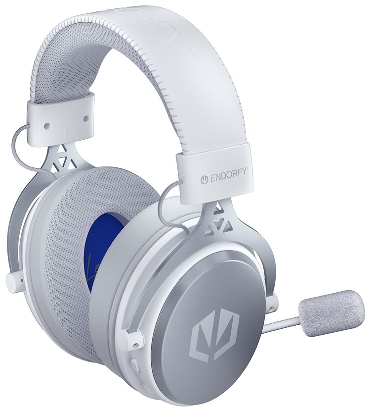 Slúchadlá Endorfy VIRO Wireless v bielej farbe Onyx White