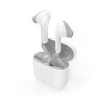 Slúchadlá Hama Bluetooth Freedom Light, pipsy, nabíjacie puzdro, biele