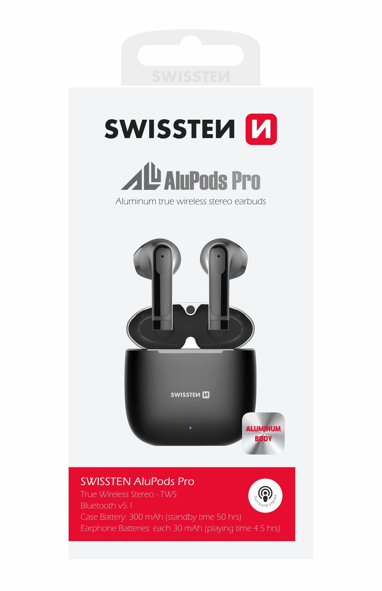 Slúchadlá Swissten TWS Alupods Pro