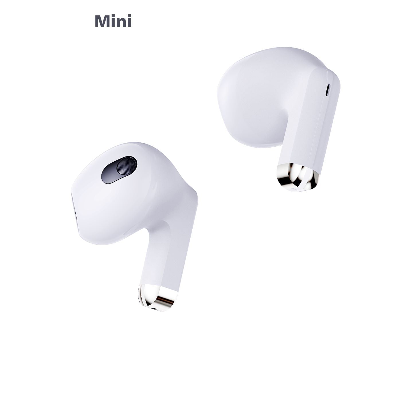 Slúchadlá Swissten TWS Minipods, biele