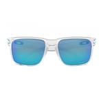 Sluneční brýle OAKLEY HOLBROOK XL POLISHED CLEAR / PRIZM SAPPHIRE POLARIZED
