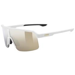 Sluneční brýle UVEX RAMP WHITE MATT / MIR.GOLD 