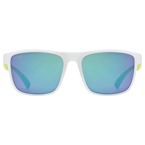 Sluneční brýle UVEX ROOKIE WHITE-LIME M./MIR.GREEN