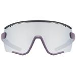Sluneční brýle UVEX SPORTSTYLE 236 S SET PLUM BLACK MAT / MIRROR SILVER (CAT. 3) + CLEAR (CAT. 0)