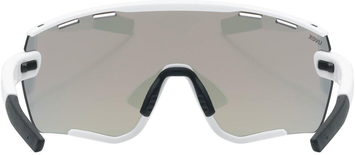 Sluneční brýle UVEX SPORTSTYLE 236 S SET WHITE MAT / MIRROR RED (CAT. 2) + CLEAR (CAT. 0)