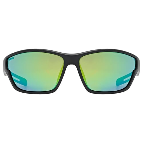 Sluneční brýle UVEX SPORTSTYLE 806 BLACK MATT/MIR.GREEN