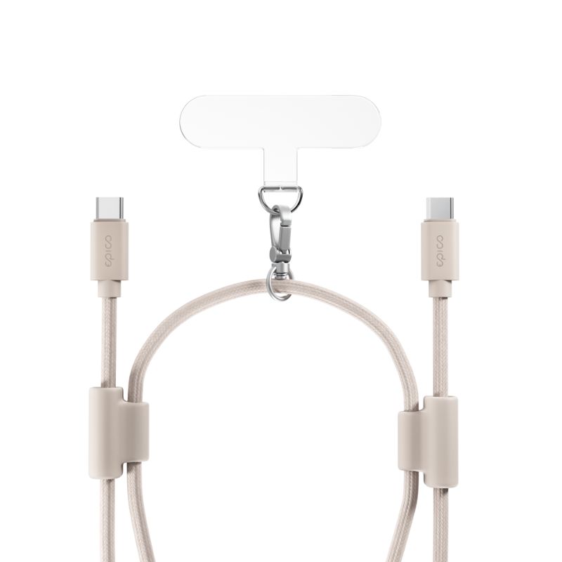 Šnúrka na telefón Epico s káblom USB-C na USB-C