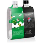 SodaStream JET DUO 7UP & PEPSI Max Pack fľaša, 1 l