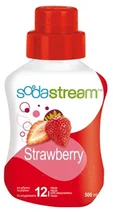 Sodastream s příchutí Jahoda 500 ml, je určen speciálně pro sodovou vodu