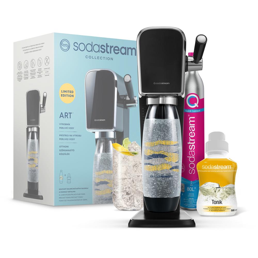 Sodastream Sada výrobníku ART Black Tonik Megapack
