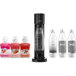 SodaStream Sada výrobníku GAIA Black FRUIT Pack