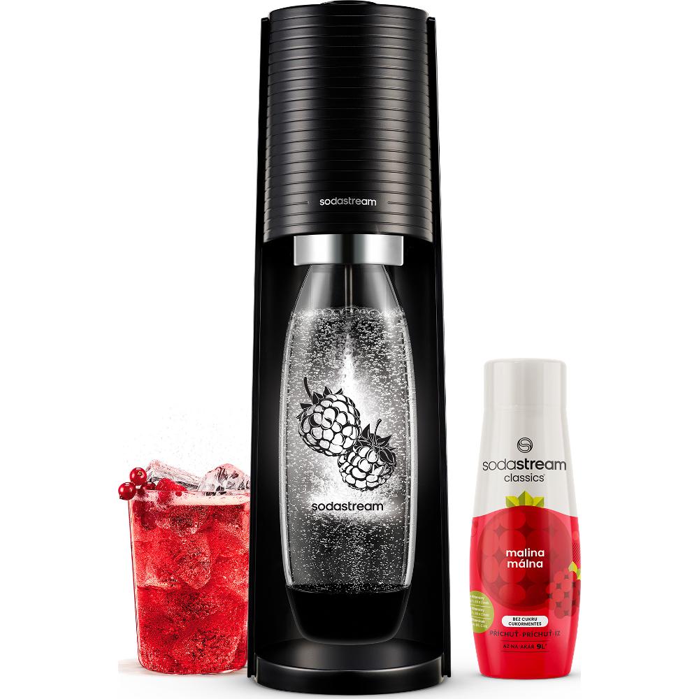 Sodastream Sada výrobníku TERRA Black Malina Zero Mpack