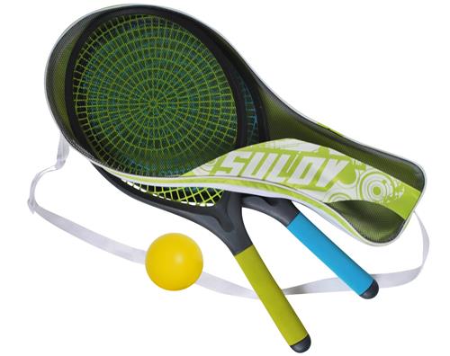Softtenisový set 2,SULOV, 2x raketa, 1x míček, v praktickém pouzdře