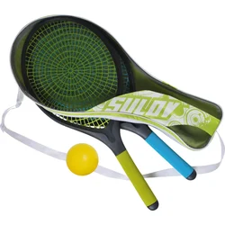 Softtenisový set 2,SULOV, 2x raketa, 1x míček, v praktickém pouzdře