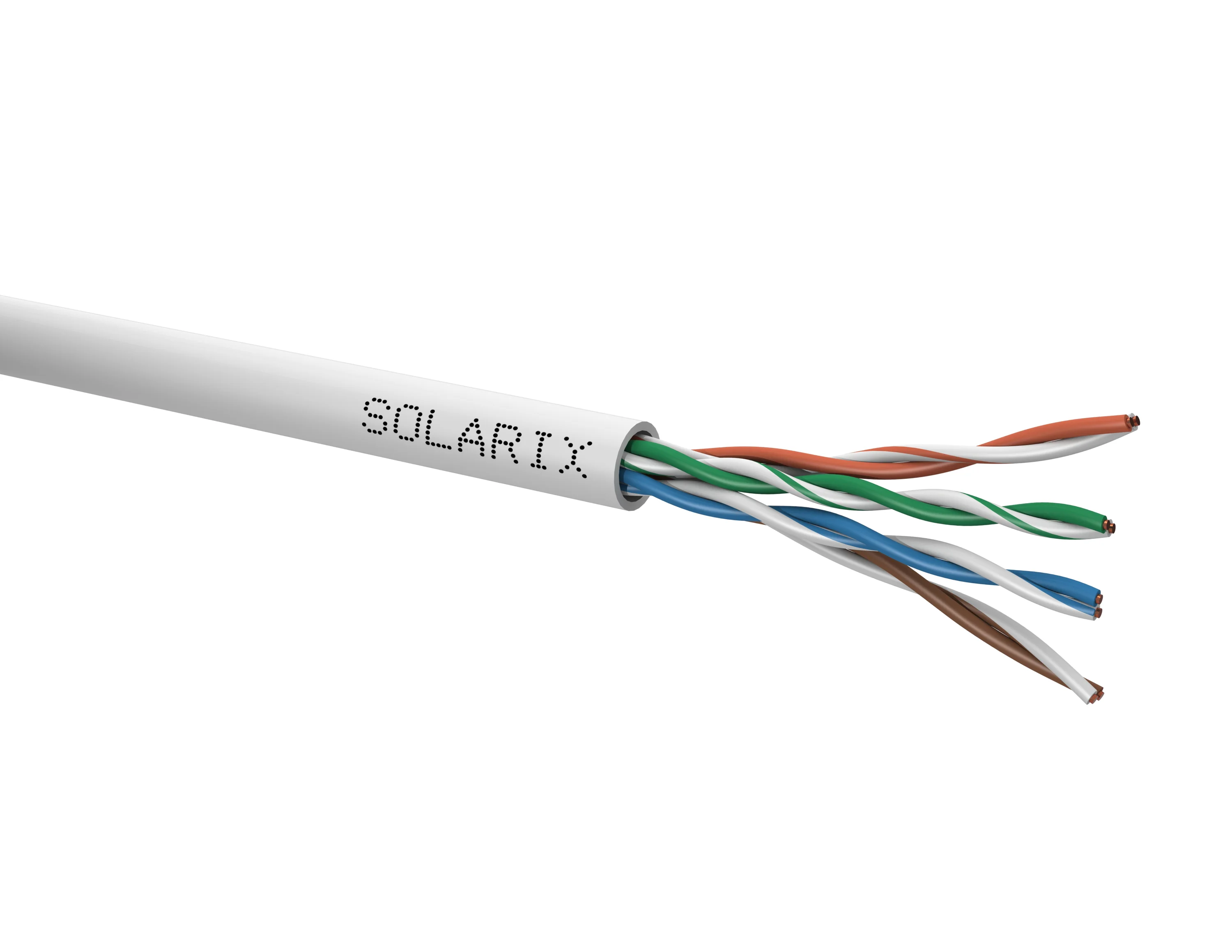 SOLARIX kábel, CAT5E, UTP PVC, 305m, box SXKD-5E-UTP-PVC