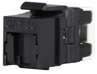 SOLARIX keystone, CAT5E, UTP, RJ45, černý, rychlozařezávací