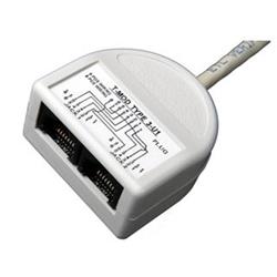 SOLARIX rozdvojka, telefon/telefon, 2 x RJ45, UTP T-MOD 3-U1