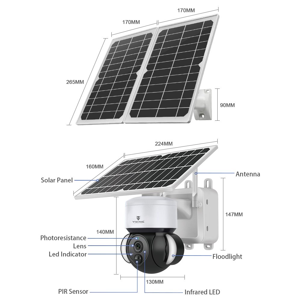 Solárna HD kamera Viking HDs02 4G