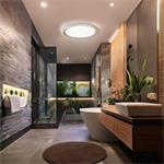 Solight Acate LED osvetlenie s ochranou proti vlhkosti, IP54, 24W, 2160lm, 3CCT, 30cm, strieborná