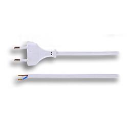Solight flexo kábel, 2x 0,75mm2, biely, plochý, 5m