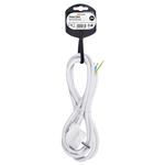 Solight flexo kabel, 3x 1mm2, bílá, 2m