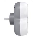 Solight hub, 3x 16A, rýchlonabíjačka USB A+C 20W PD, bielo-sivá