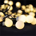 Solight LED 2v1 vonkajšia vianočná reťaz, guľa, diaľkové ovládanie, 100LED, RGB+biela, 10m+5m, 8 funkcií, IP44