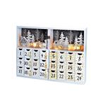 Solight LED adventný kalendár - kniha, 8x LED, 40x30cm, 2x AAA