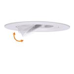 Solight LED bodové svetlo, 5W, 400lm, 3000K, okrúhle, biele