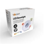 Solight LED bodové svetlo, 5W, 400lm, 4000K, okrúhle, biele