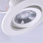 Solight LED bodové svetlo, 9W, 720lm, 4000K, okrúhle, biele