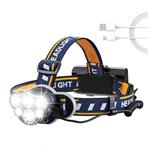Solight LED dobíjacia čelová baterka, 550lm, Li-Ion, USB