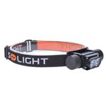 Solight LED dobíjacia čelová baterka, 650lm, Li-Ion