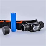 Solight LED dobíjacia čelová baterka, 650lm, Li-Ion